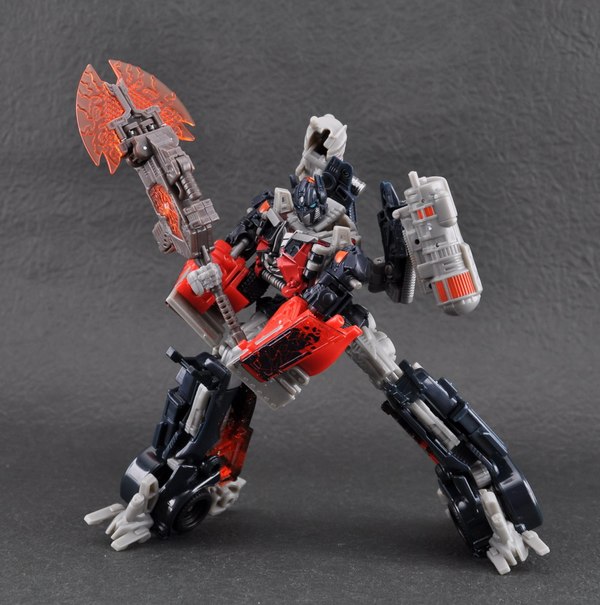 Transformers Dark Of The Moon Voyager Fireburst Optimus Prime  (13 of 15)